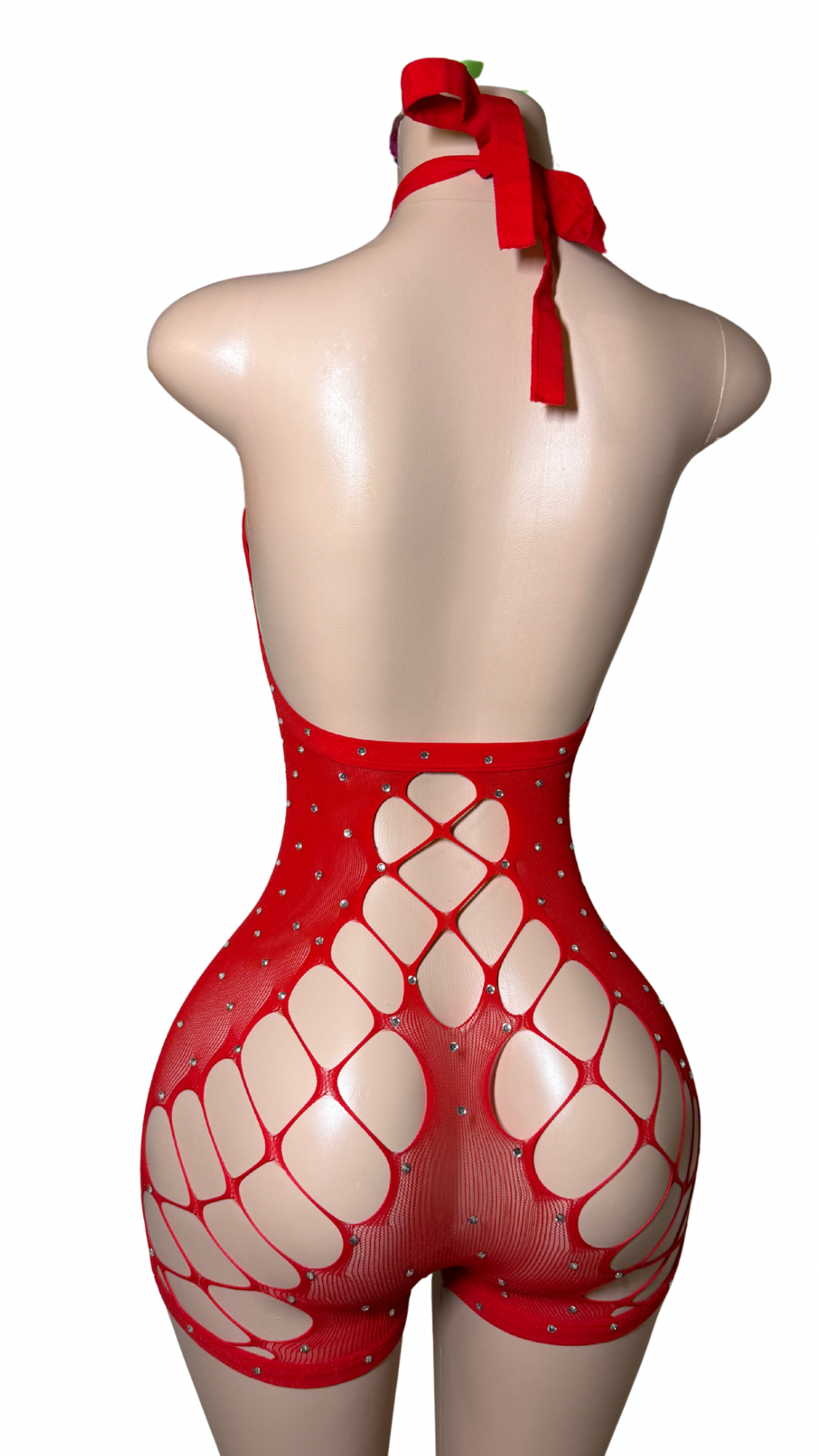 Venom Cutout Rhinestone Romper