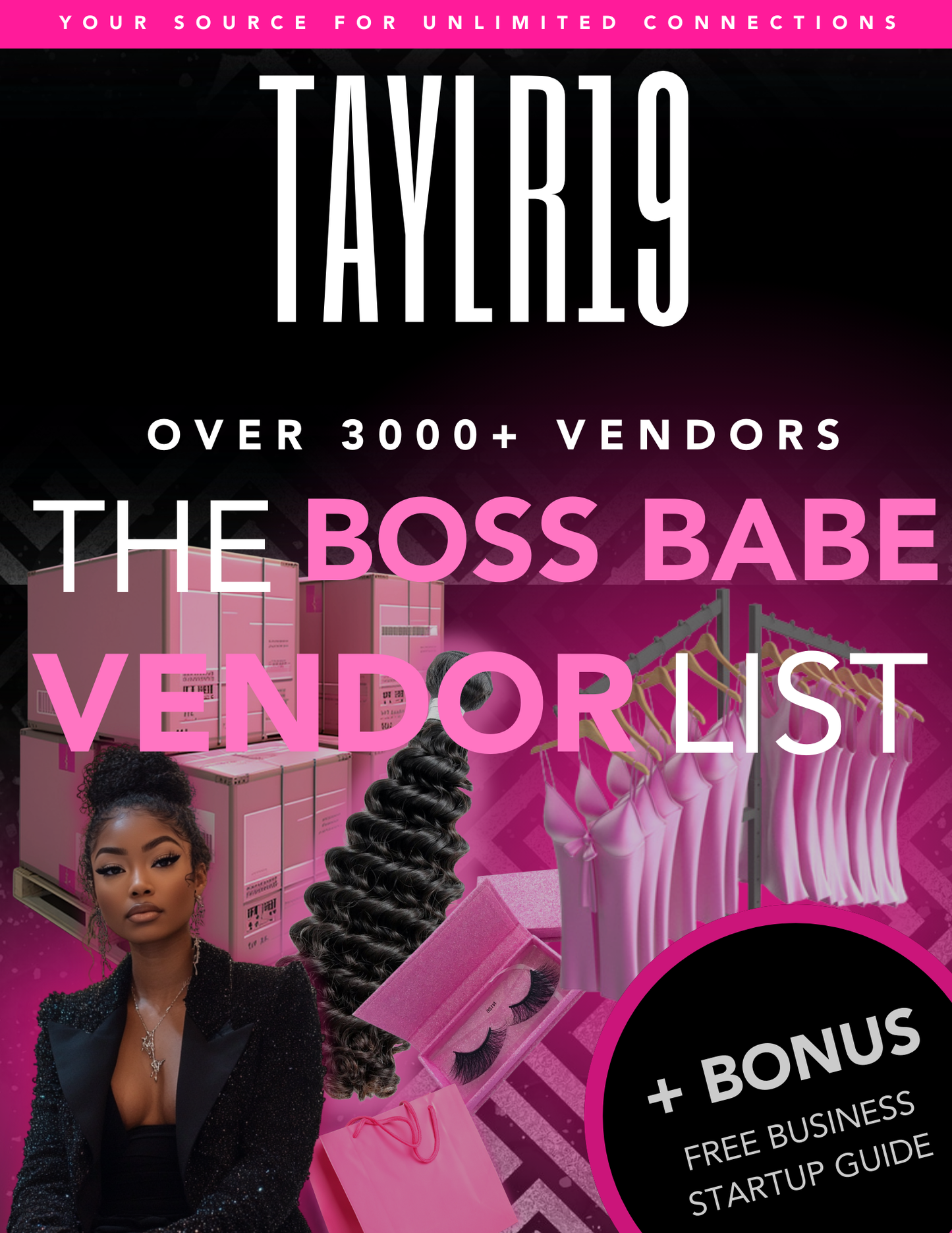 The Boss Babe Vendor List (Includes 3000+ Vendors + FREE Startup Guide)