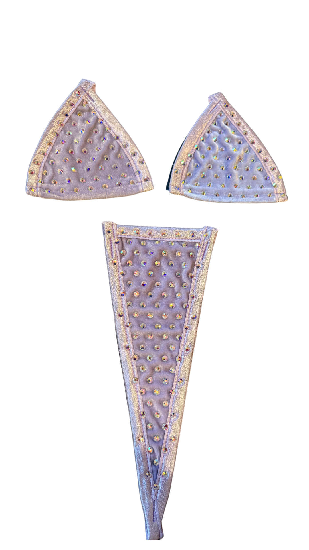 Wild Spark Rhinestone Microkini Set