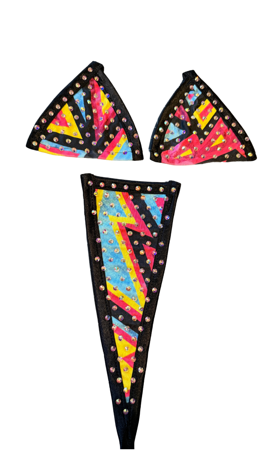 Wild Spark Rhinestone Microkini Set