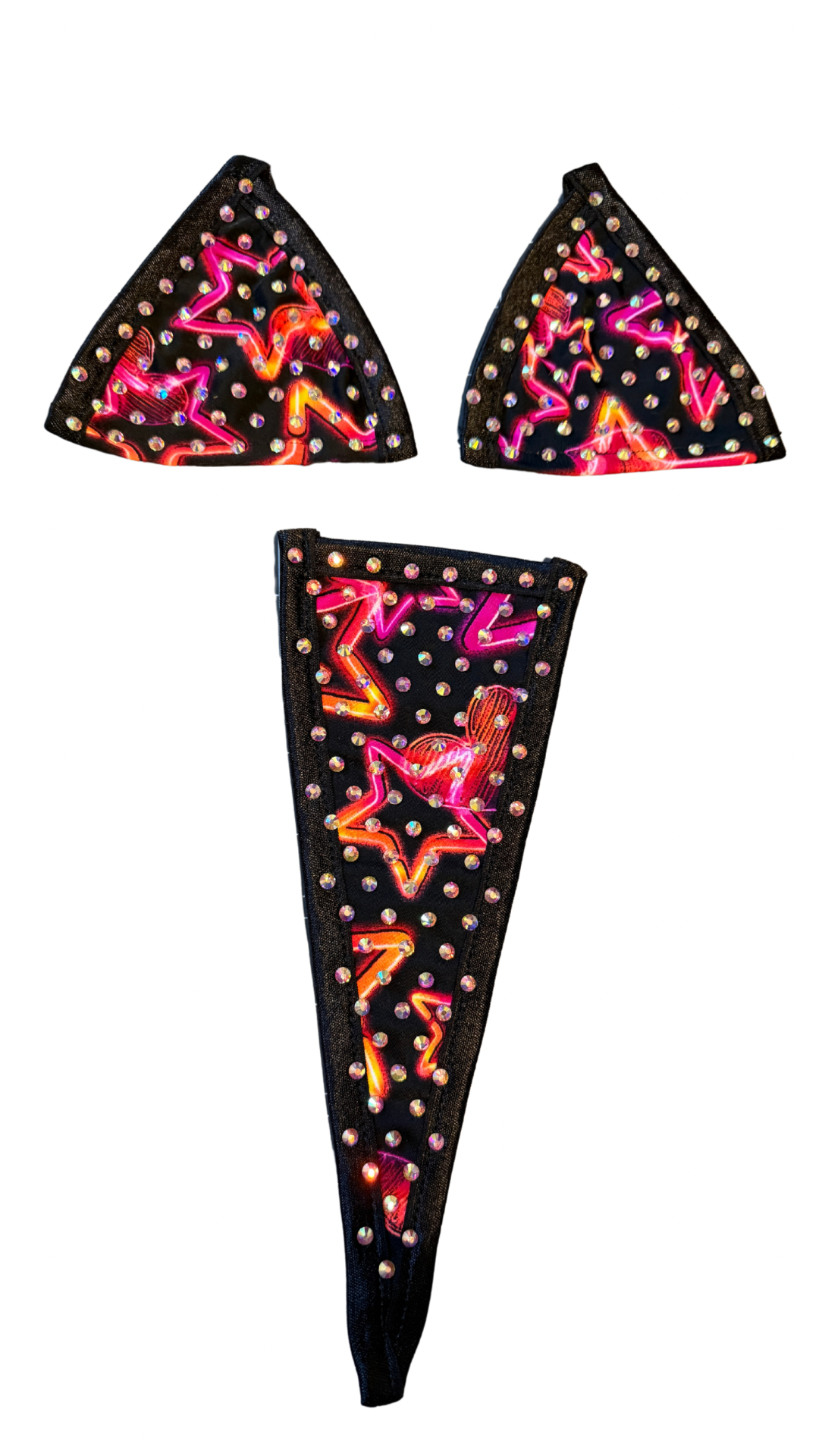 Wild Spark Rhinestone Microkini Set