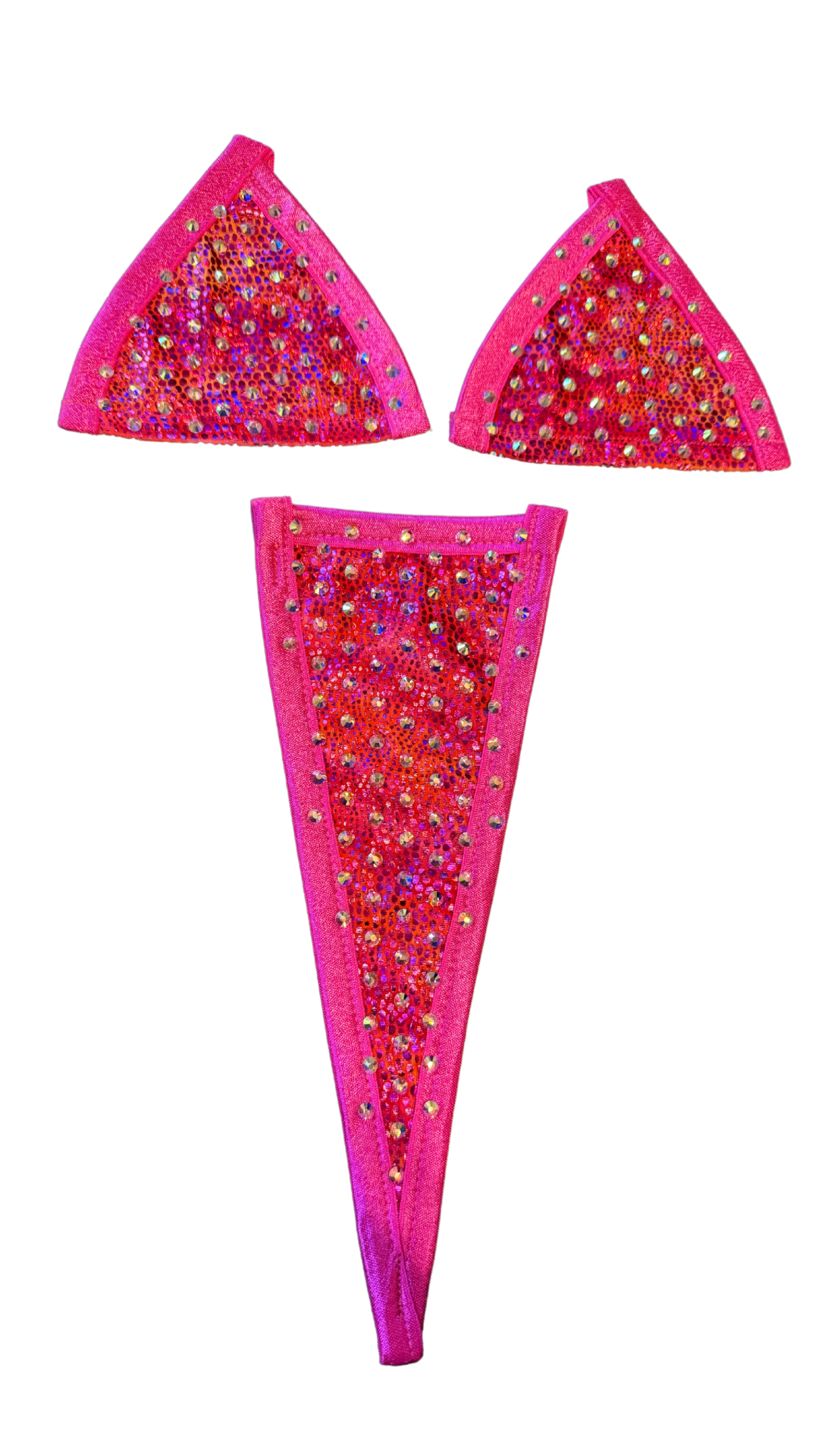 Wild Spark Rhinestone Microkini Set