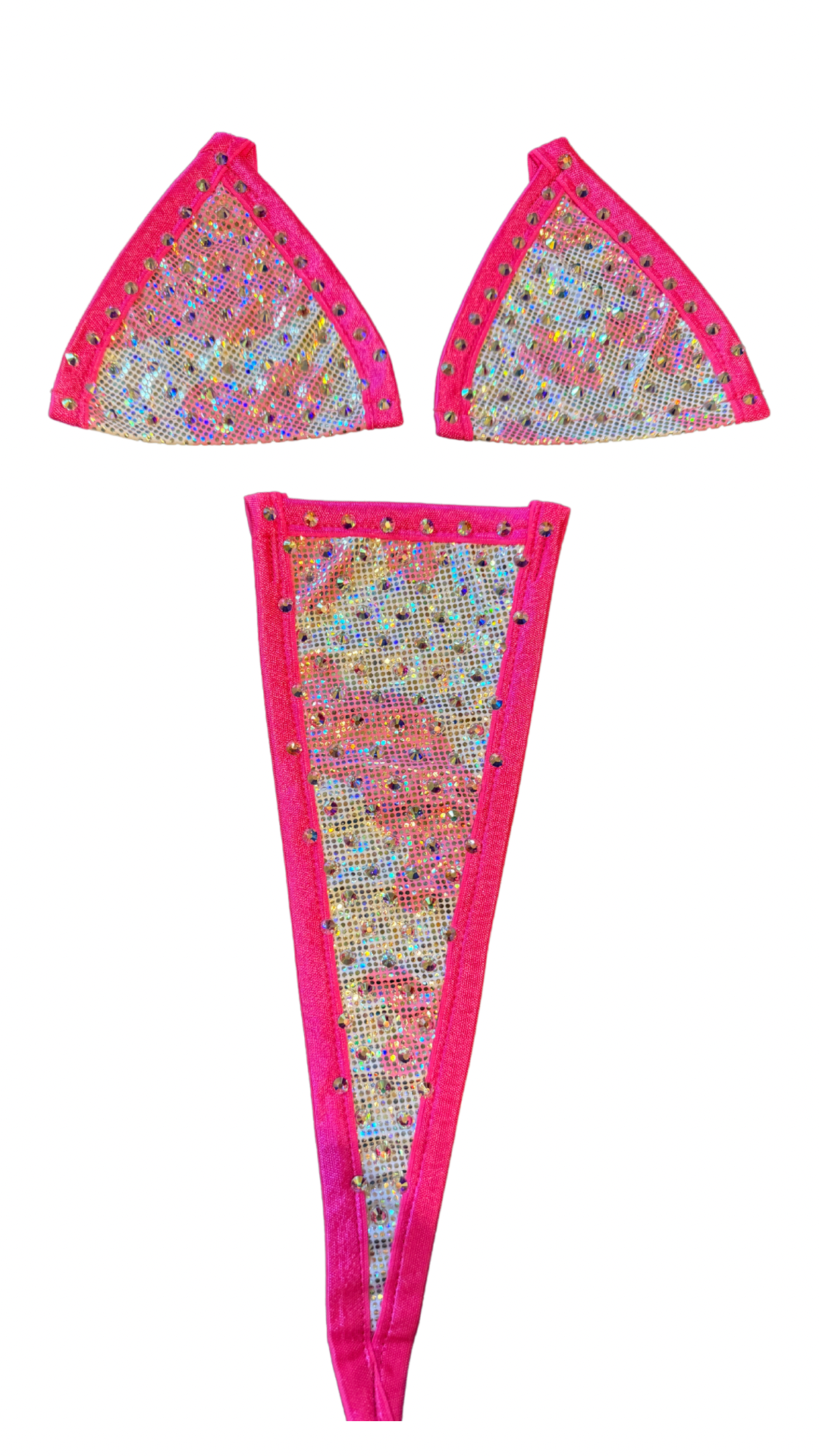 Wild Spark Rhinestone Microkini Set