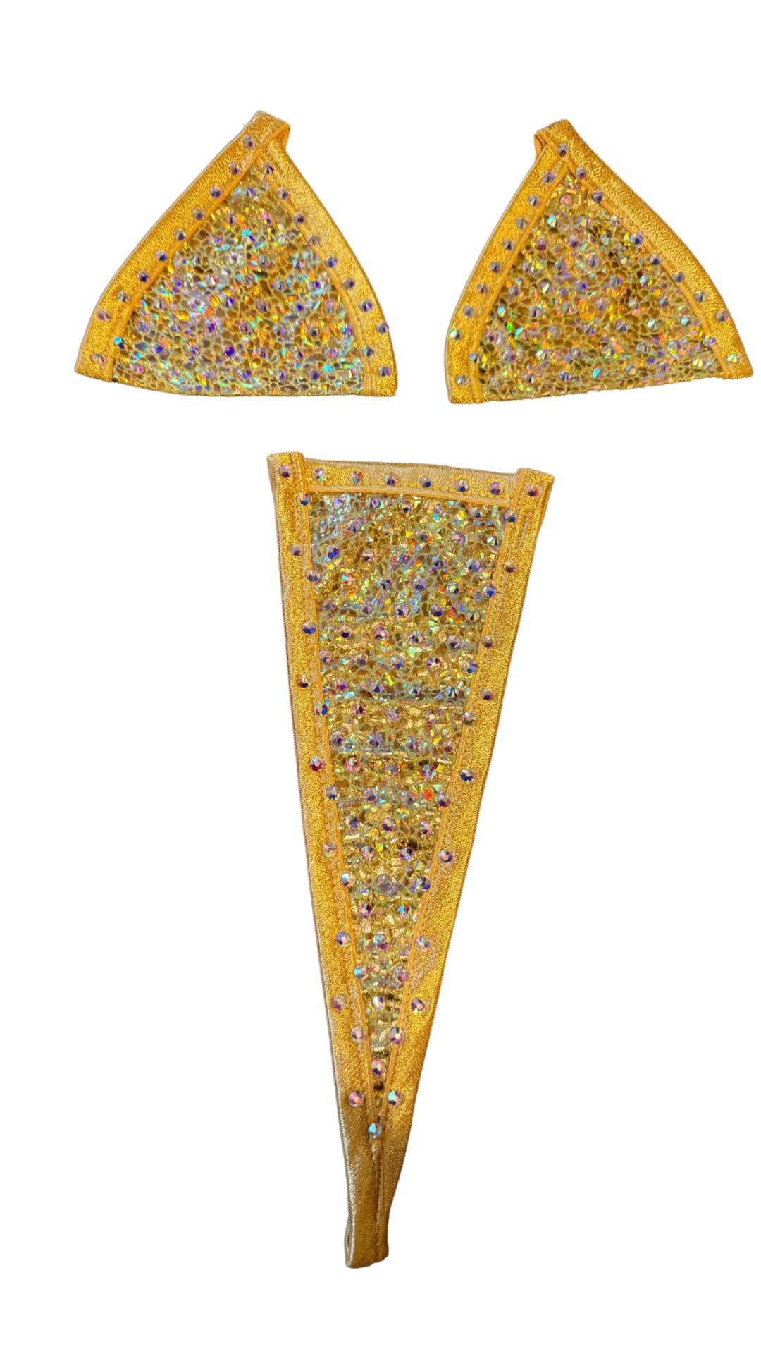 Wild Spark Rhinestone Microkini Set