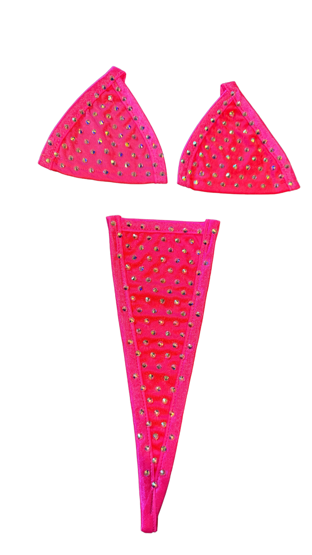 Wild Spark Rhinestone Microkini Set