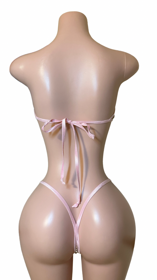 Wild & Sweet Strapless Leopard Mini Bandeau Set