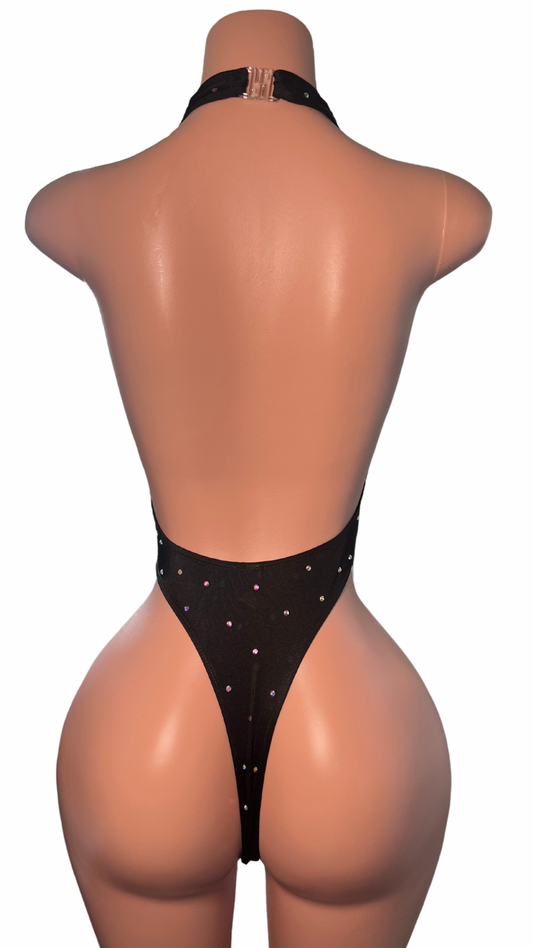 Maillot une pièce à strass Destiny