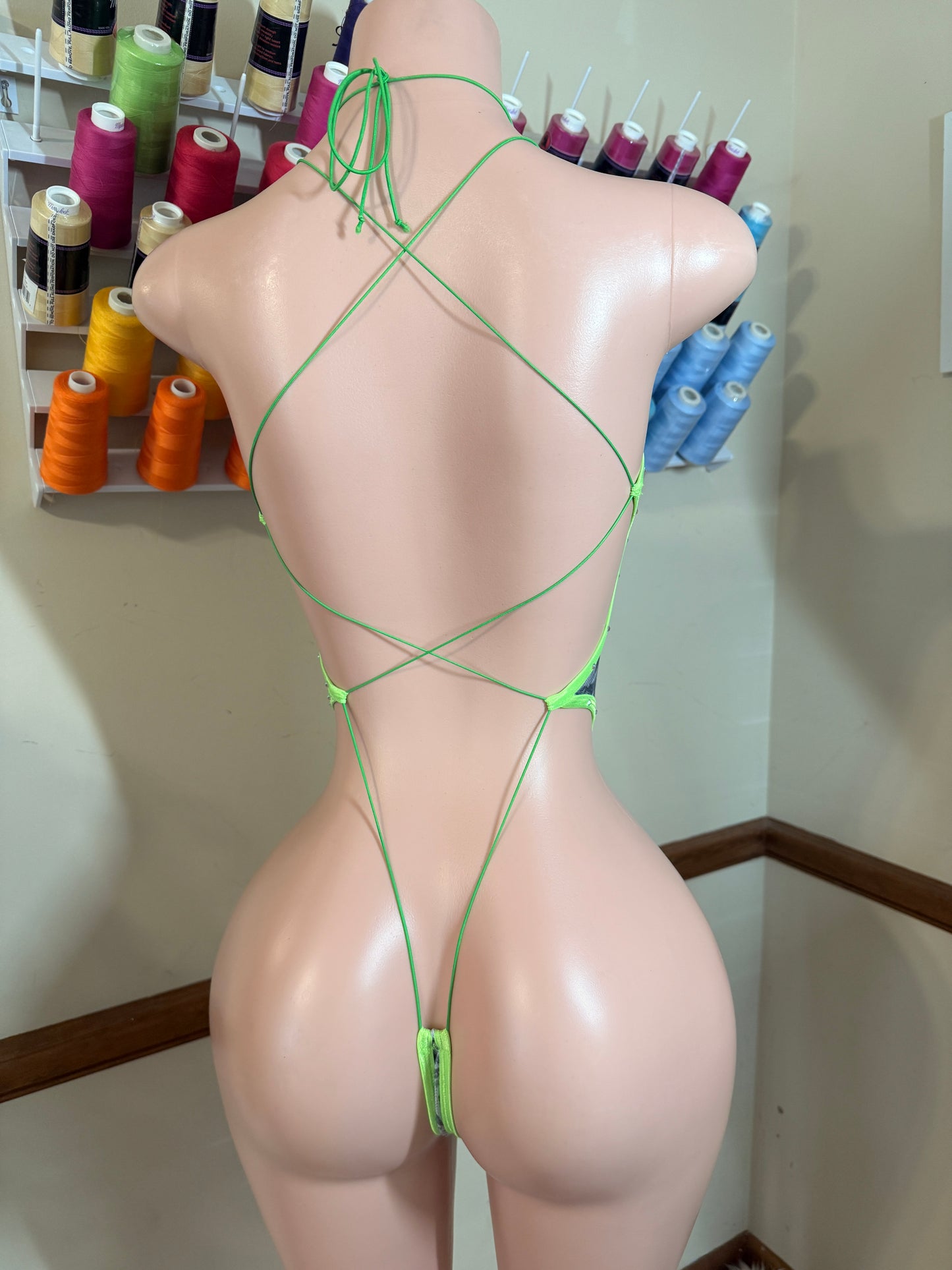 Cash Flow Cutout One-Piece Exotic Dancewear