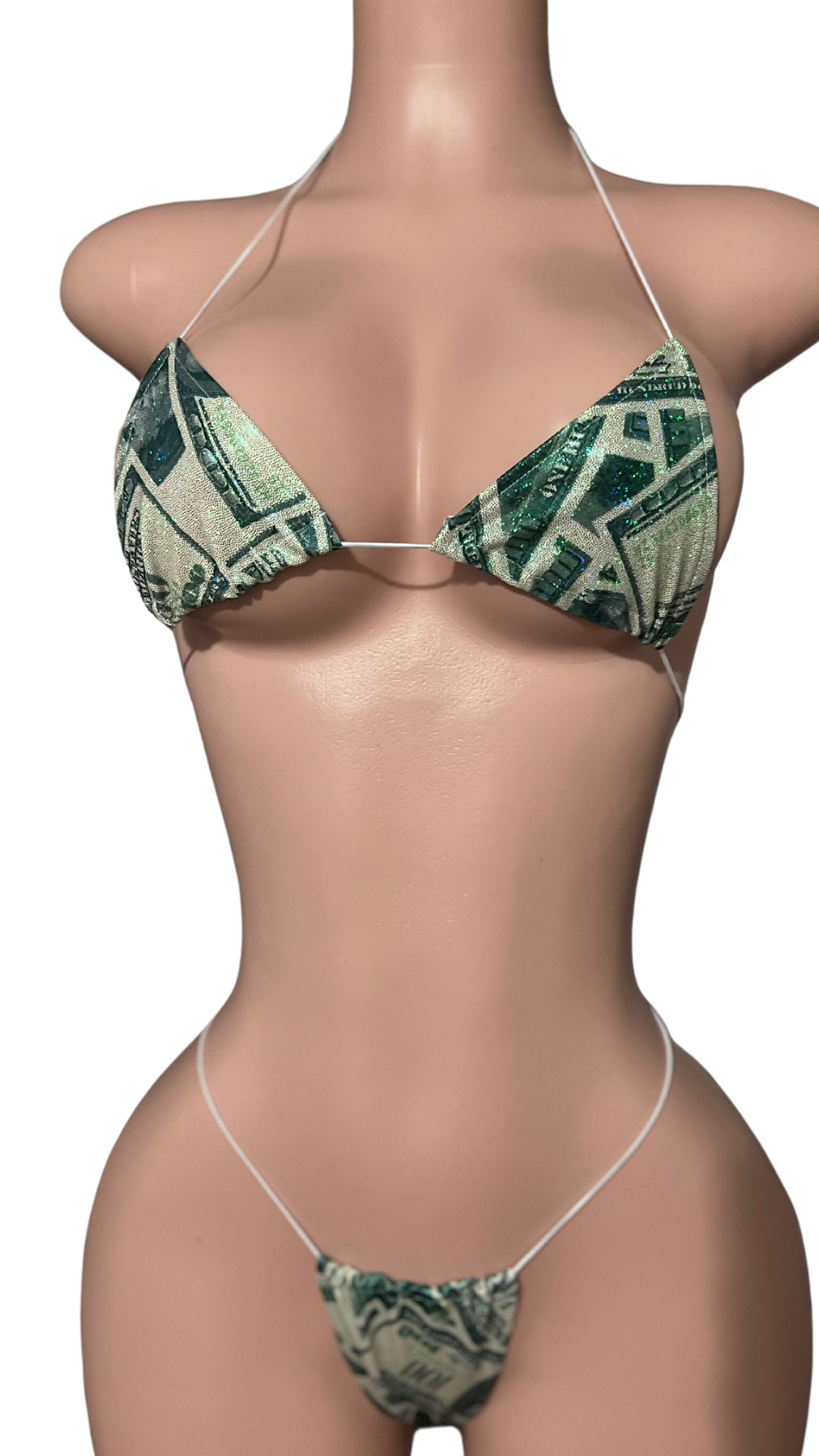 Microkini – One Size Adjustable String Bikini for Exotic Dancewear & Clubwear