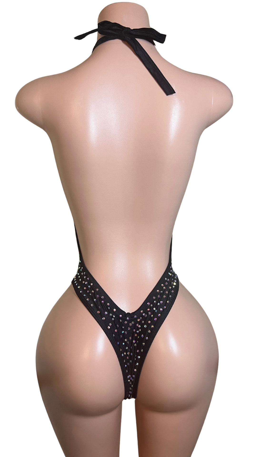 Tenue de danse exotique une pièce Black Sienna