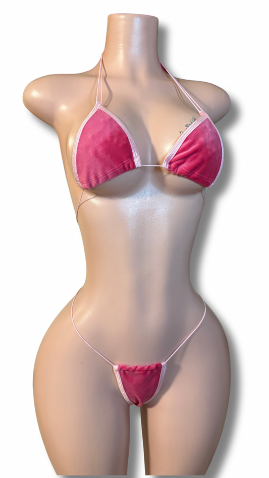 Juicy Wild Spark Rhinestone Microkini Set