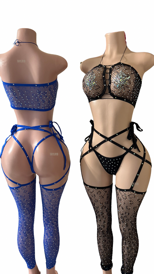 Nadia Three Piece Rhinestone Set