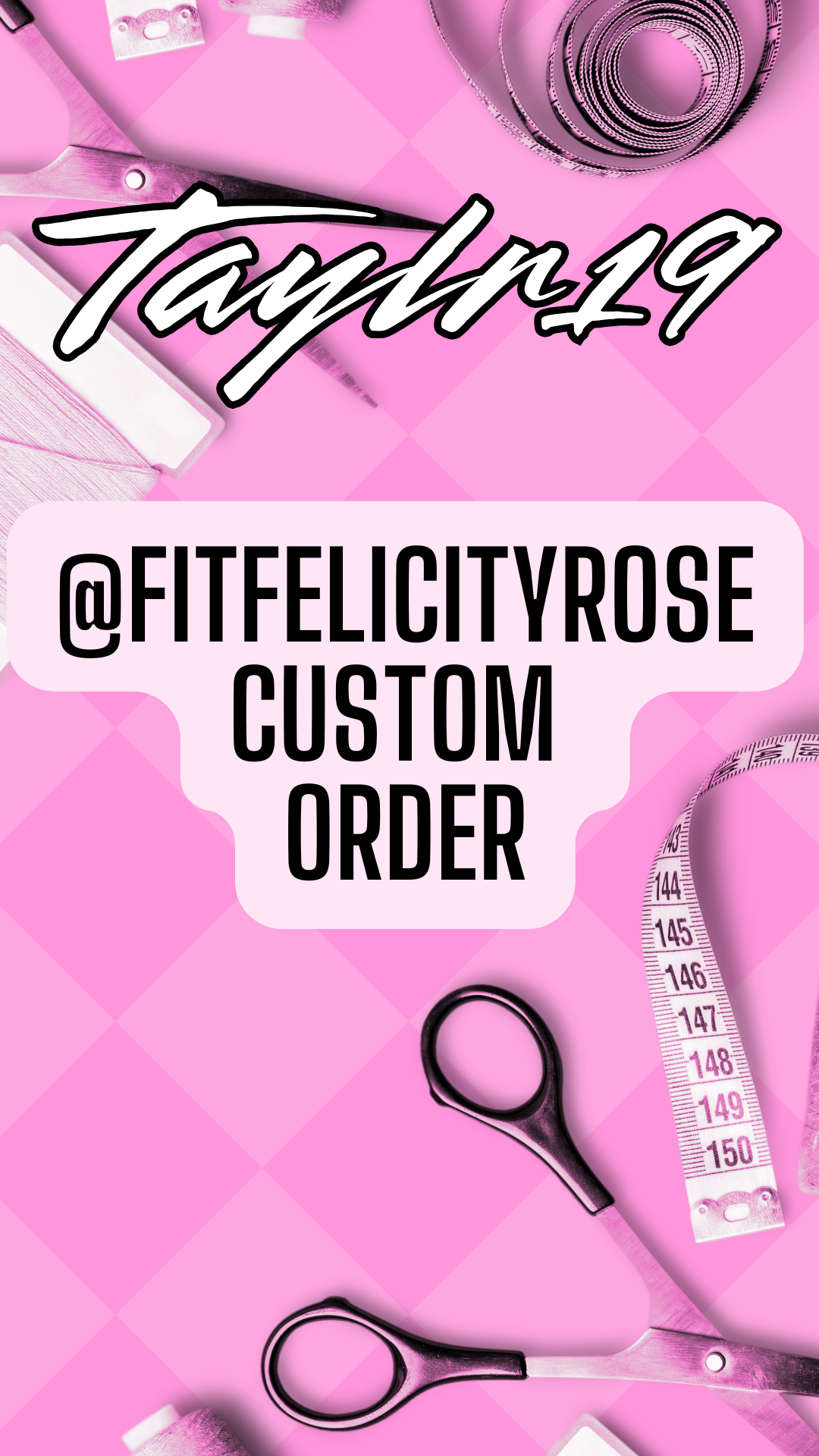 FitFelicityRose Custom Order