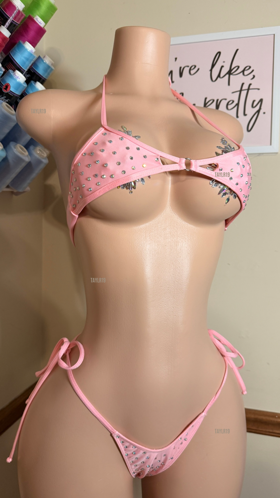 Milan Rhinestone Bikini Set