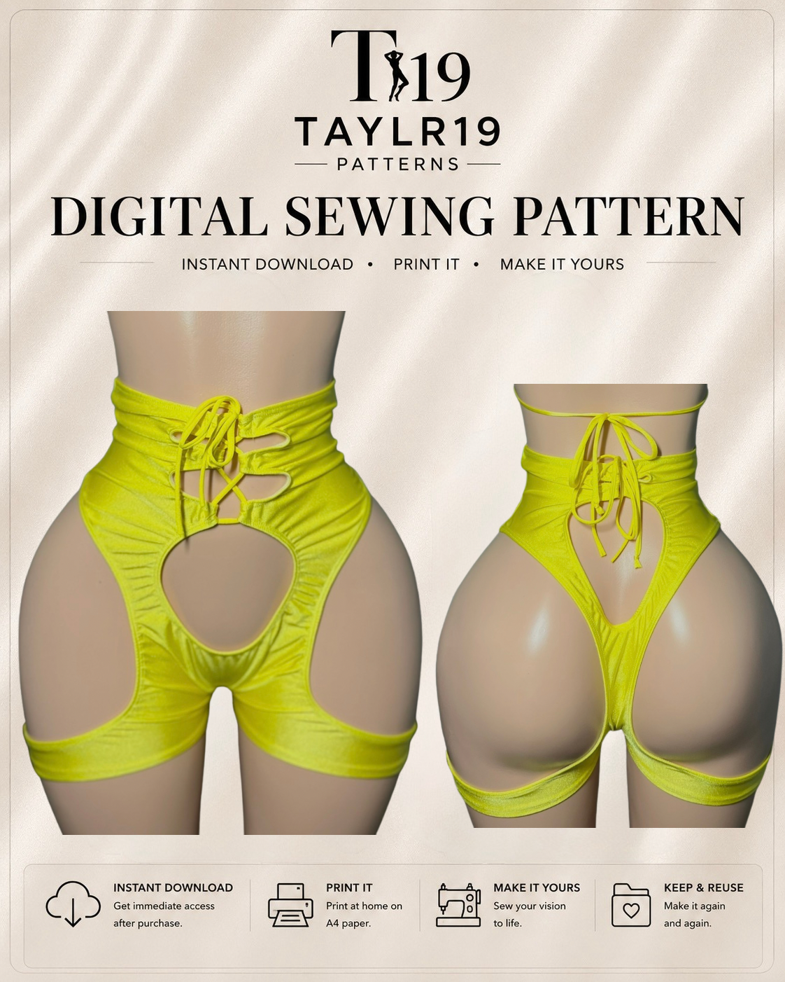 Talia Bottoms Sewing Pattern