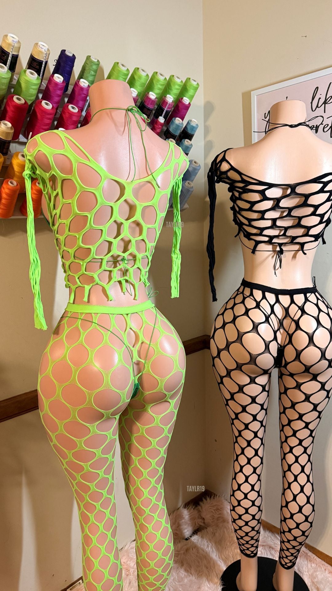 After Hours Fishnet Set | Rhinestone 3-Piece Exotic Dancewear