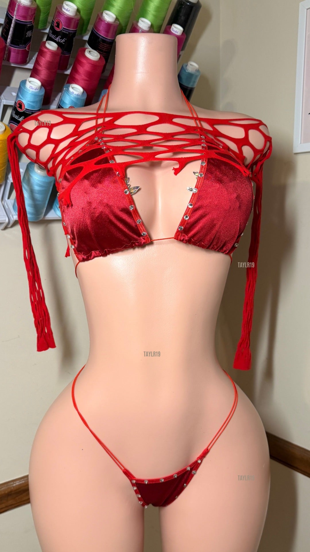 After Hours Rhinestone Spandex Bikini Set – Exotic Dancewear