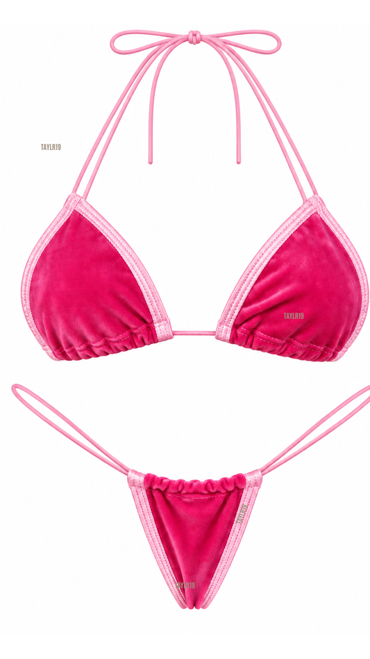 Juicy Wild Spark Rhinestone Microkini Set